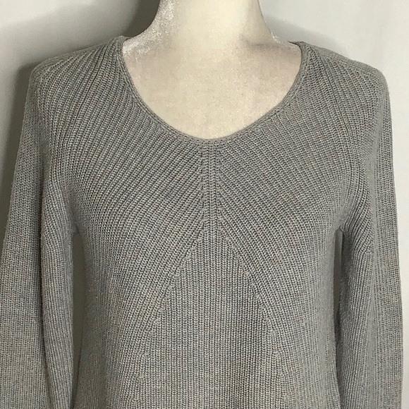 J. Jill Gray Cotton Viscose Sweater Size XS - Picture 3 of 13
